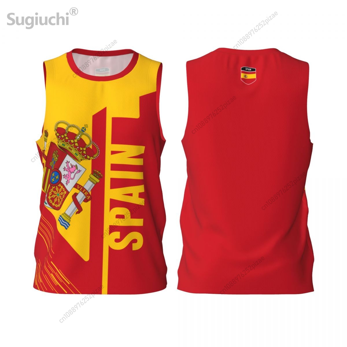 Custom Name Number Spain 3D Fl – Men'S Fashion Names recenzja i cena