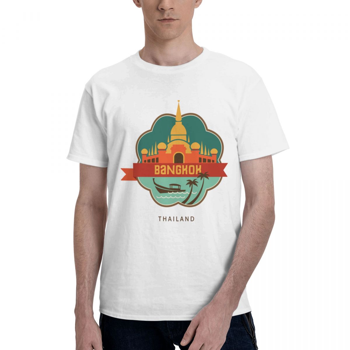 100% Cotton THAILAND BANGKOK T – Mens Fashion Bangkok recenzja i cena