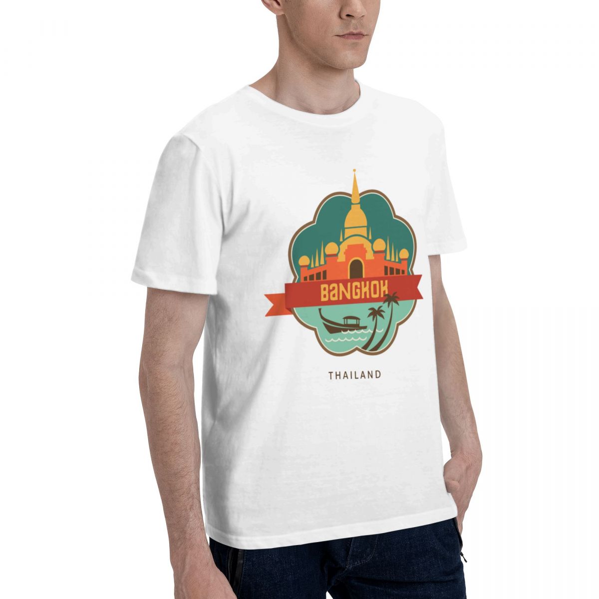 100% Cotton THAILAND BANGKOK T – Mens Fashion Bangkok recenzja i cena