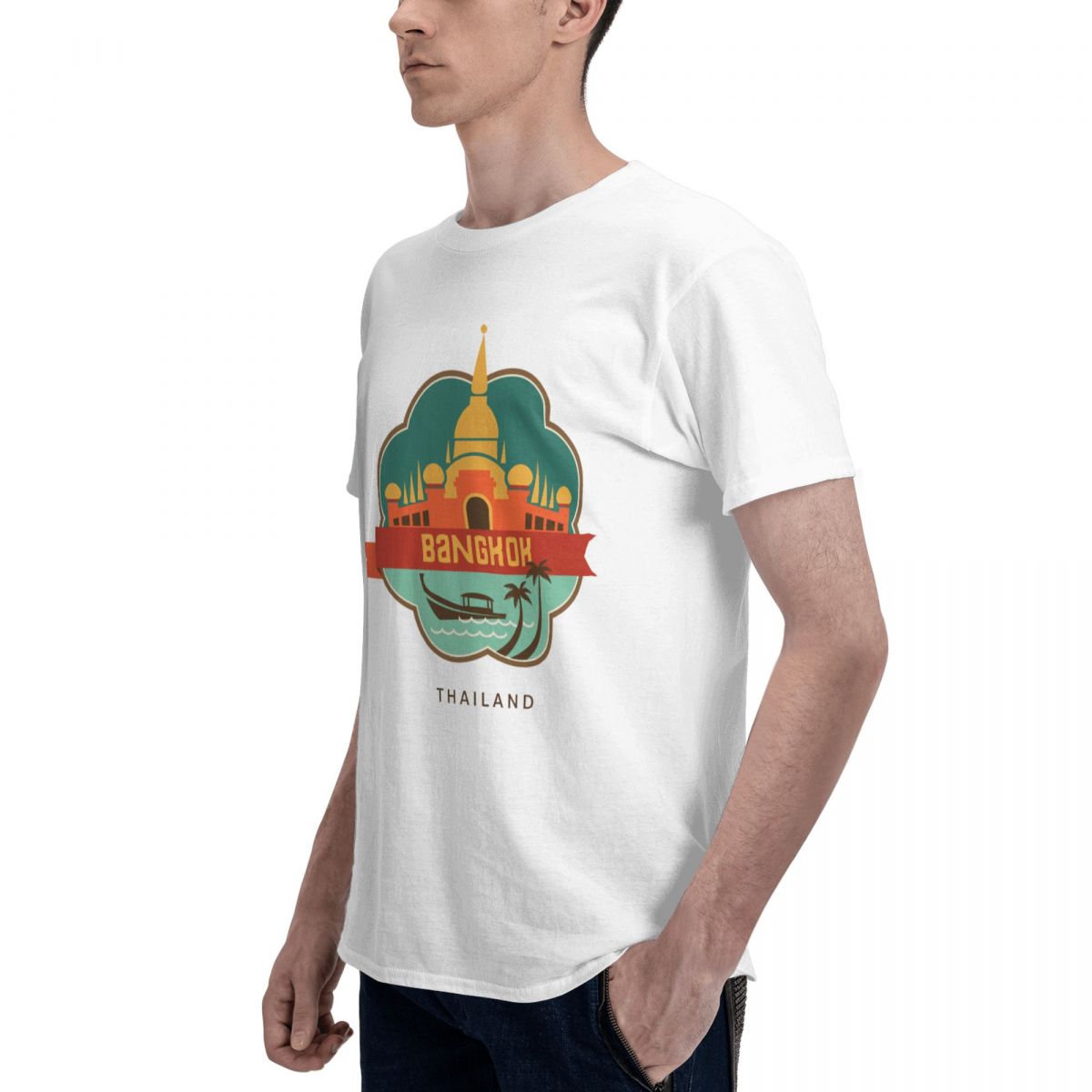 100% Cotton THAILAND BANGKOK T – Mens Fashion Bangkok recenzja i cena